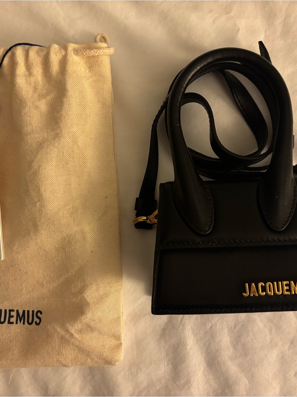 Jacquemus Black Le Chiquito Nano Top-Handle Crossbody